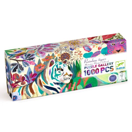 Puzzle Galéria Dúhové tigre 1000 ks