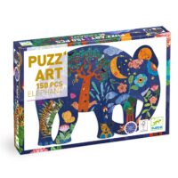 Umelecké puzzle Slon 150 ks – náhľad 1