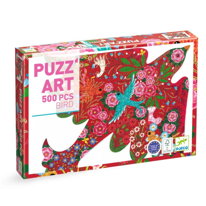 Umelecké puzzle Vták 500 ks