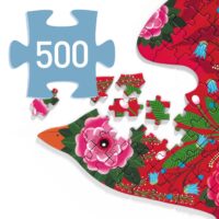Umelecké puzzle Vták 500 ks – náhľad 3