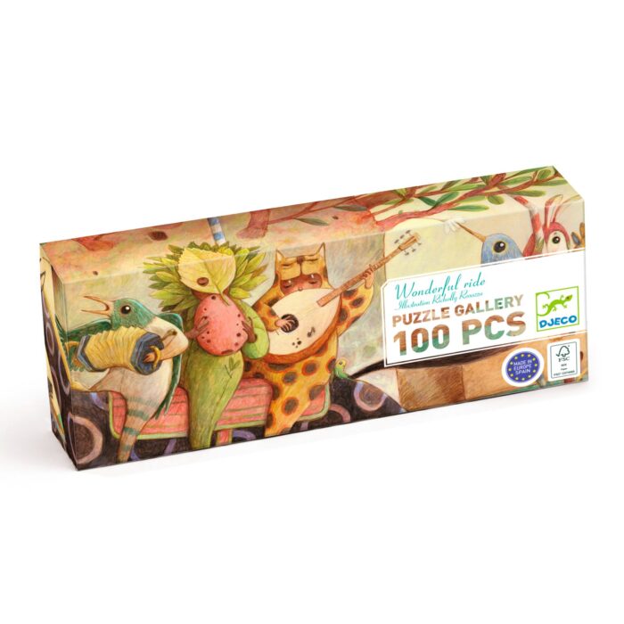 Puzzle Galéria Nádherná jazda 100 ks
