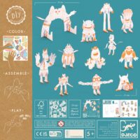 Kartónová 3D kreatívna Team monsters – náhľad 2