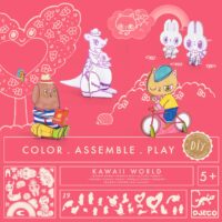 Kartónová 3D kreatívna Kawaii world – náhľad 3