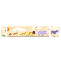 Postupové puzzle Africké zvieratá – náhľad 3