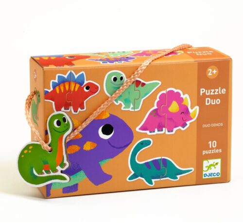 Puzzle Duo Dinosaury