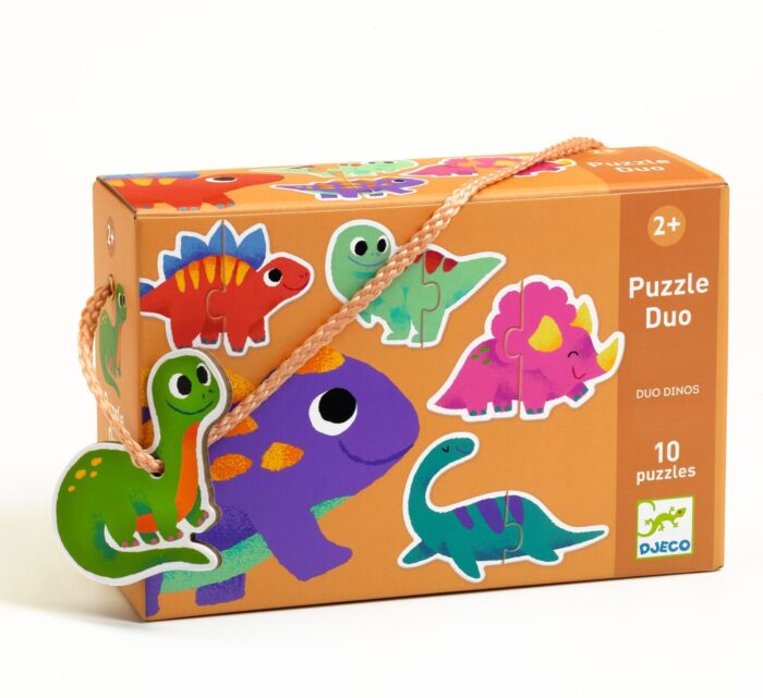 Puzzle Duo Dinosaury 20 ks