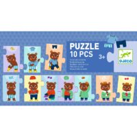 Postupové puzzle Obleč medvedíka – náhľad 3