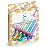 Metalické fixky 6 ks – náhľad 1