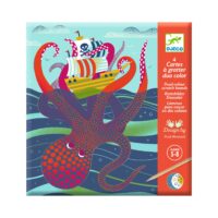 Vyškrabovacie obrázky Pod hladinou 4 ks – náhľad 2