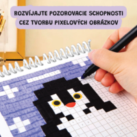 Pixel Art Omaľovánky Zvieratká – náhľad 3