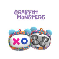 Bezdrôtové detské slúchadlá do uší GOAT Graffiti Monsters – náhľad 1