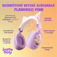 Bezdrôtové detské slúchadlá Delulu Lavender – náhľad 3