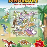 Kniha s magnetkami: Dinosaury – náhľad 1