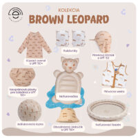 Nafukovacie koleso Brown Leopard 55 cm – náhľad 3