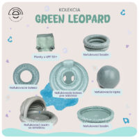 Neoprénové plavky pre bábätká Green Leopard – náhľad 3