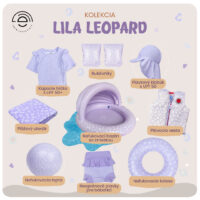 Nafukovací bazén pre deti Lila Leopard 100 cm – náhľad 2