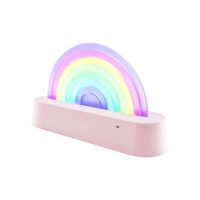 Tancujúca lampa Dúha ružová – náhľad 1