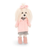 Lucky Doggy Plyšový psík Maltézska fenka - Mimi Fashion Winter – náhľad 1