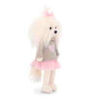 Lucky Doggy Plyšový psík Maltézska fenka - Mimi Pink Heart – náhľad 3