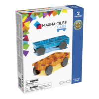 Magnetická stavebnica Cars 2 diely Blue/orange – náhľad 1