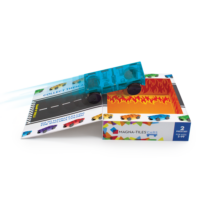 Magnetická stavebnica Cars 2 diely Blue/orange – náhľad 3