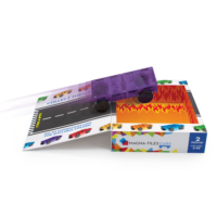 Magnetická stavebnica Cars 2 diely Purple/red – náhľad 3