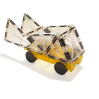 Magnetická stavebnica Cars 2 diely Green/yellow – náhľad 3