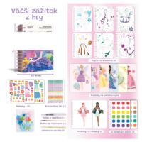 Fashion kreatívna kniha Dreamy Fairy – náhľad 3