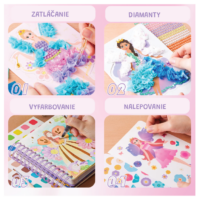 Fashion kreatívna kniha Dreamy Fairy – náhľad 2
