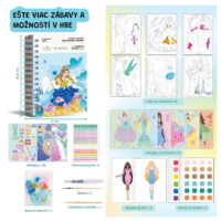 Fashion kreatívna kniha Magic Princesses – náhľad 3
