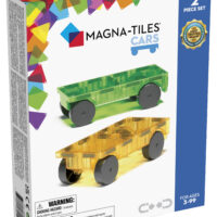 Magnetická stavebnica Cars 2 diely Green/yellow – náhľad 1
