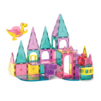 Magnetická stavebnica Castle DLX 48 dielov – náhľad 2