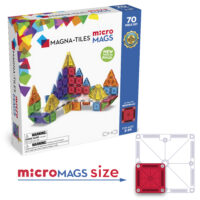 Magnetická stavebnica microMAGS Deluxe Set 70 dielov – náhľad 1