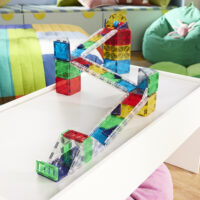 Magnetická stavebnica Rail Racers Deluxe 90 dielov – náhľad 2