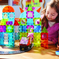 Magnetická stavebnica City Center 110 dielov – náhľad 3