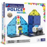 Magnetická stavebnica Police Patrol 20 dielov – náhľad 1