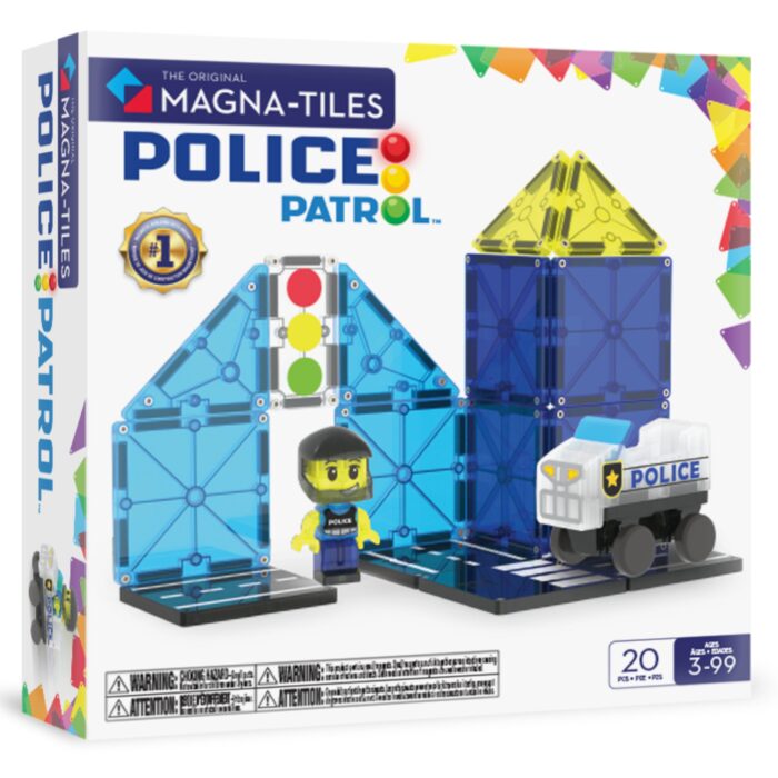 Magnetická stavebnica Police Patrol 20 dielov