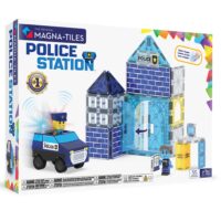 Magnetická stavebnica Police Station 35 dielov – náhľad 1