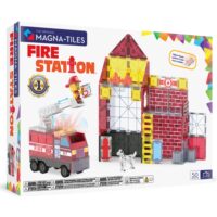 Magnetická stavebnica Fire Station 50 dielov – náhľad 1