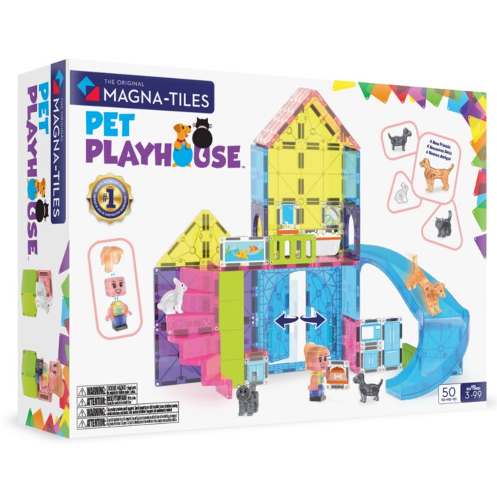 Magnetická stavebnica Pet Playhouse 50 dielov