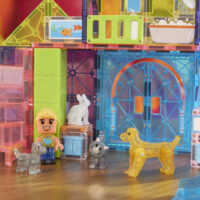 Magnetická stavebnica Pet Playhouse 50 dielov – náhľad 3