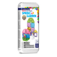 Magnetická stavebnica microMAGS Spring Garden Travel Set 24 dielov – náhľad 1