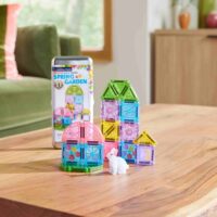 Magnetická stavebnica microMAGS Spring Garden Travel Set 24 dielov – náhľad 2