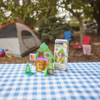 Magnetická stavebnica microMAGS Treehouse Travel Set 24 dielov – náhľad 2