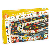 Objavovacie puzzle Automobilové preteky 54 ks – náhľad 1