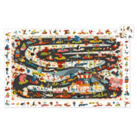 Objavovacie puzzle Automobilové preteky 54 ks – náhľad 2