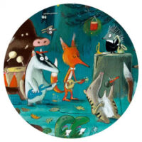 Objavovacie puzzle Lesný Orchester 35 ks – náhľad 2
