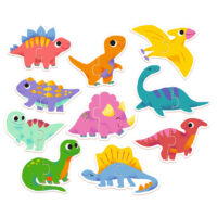 Puzzle Duo Dinosaury 20 ks – náhľad 2