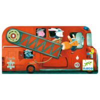Puzzle Hasičské auto 16 ks – náhľad 2