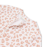 Plavky s krátkym rukávom s UPF 50+ Beige Leopard – náhľad 3